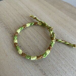Laerke Bracelet, anklet, trendy, comfortable, tie, embroidery thread, woven, gif